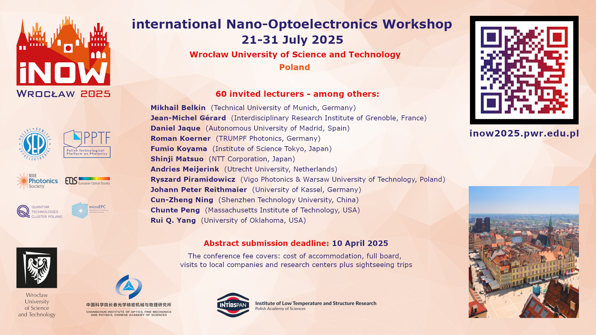 poster of international Nano-Optoelectronics Workshop