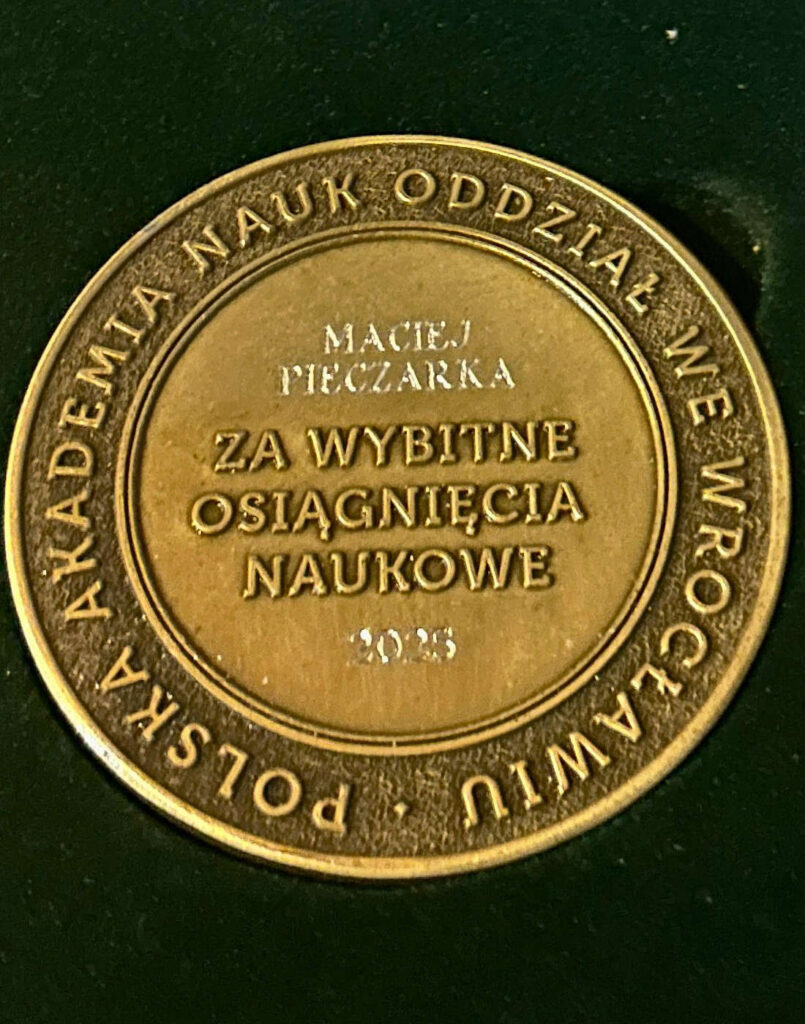 medal Iuvenes Wratislaviae 2025 dla Macieja Pieczarki 